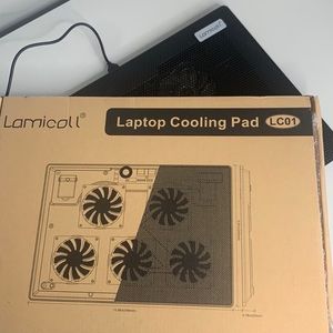 14 inch black Laptop Cooling pad